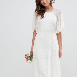 Embellished wedding dress